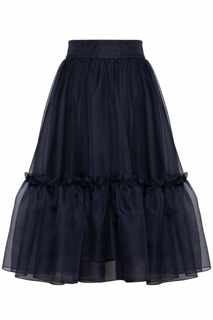 Naiset DIANA ARNO Hameet | Fleur Silkki Midihame Sininen