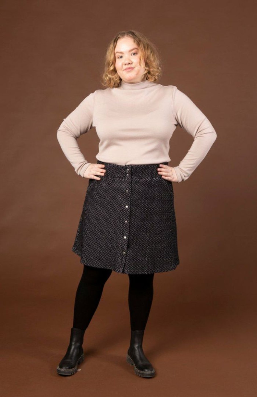 Naiset NOUKI Hameet | Koria Snap Button Skirt